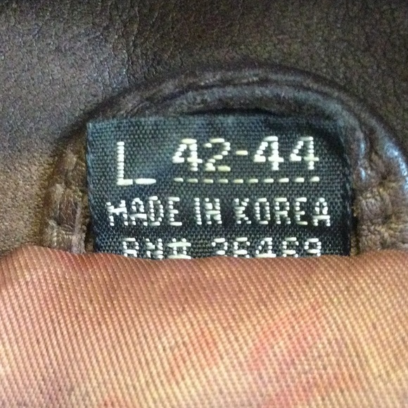 Vintage Leather Jacket, Size L 42-44 - Picture 5 of 7